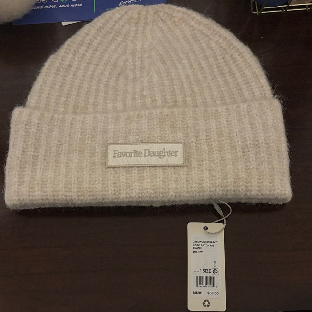 NWT never worn beanie
favorite daughter